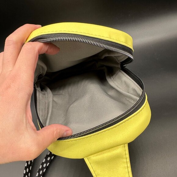 Rosie Sling Purse Anthropomorphic Orange Black Yellow Adjustable Strap Kitschy - Picture 4 of 12